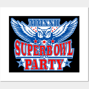 Superb Owl Party Posters and Art